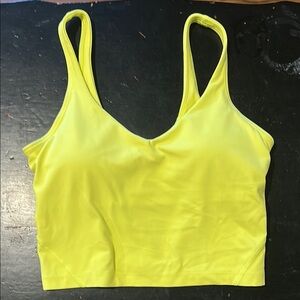 Yellow Lululemon Align Tank
